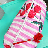 Cherry bag Reversible Tote bag/weekend bag