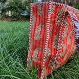 Fiery orange tiger bag