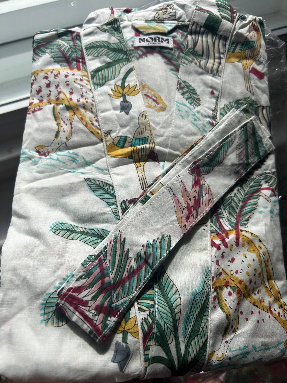 KIMONO ROBE WITH TIE MULTIPLE COLORS