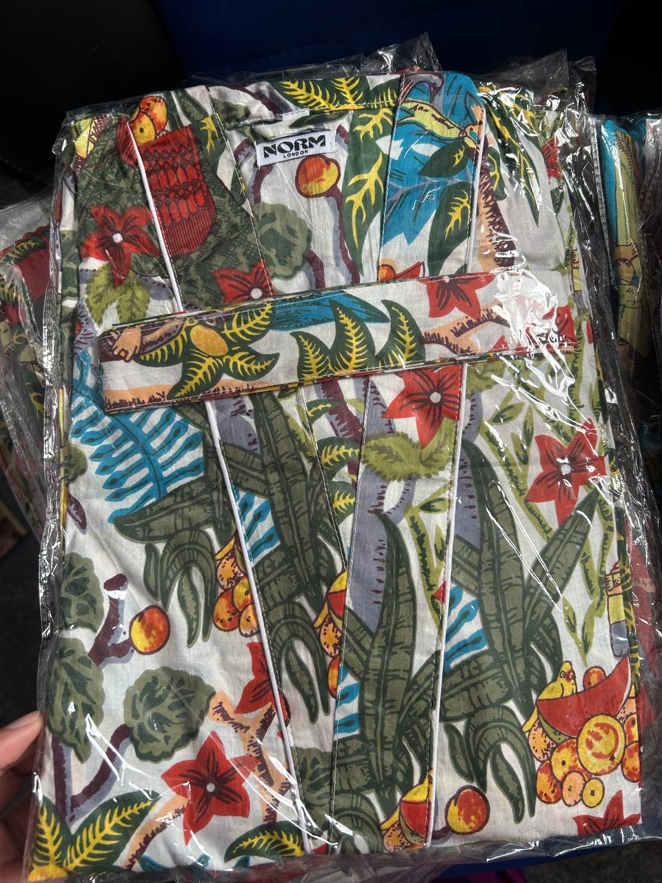 KIMONO ROBE WITH TIE MULTIPLE COLORS