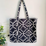 Black tote bag
