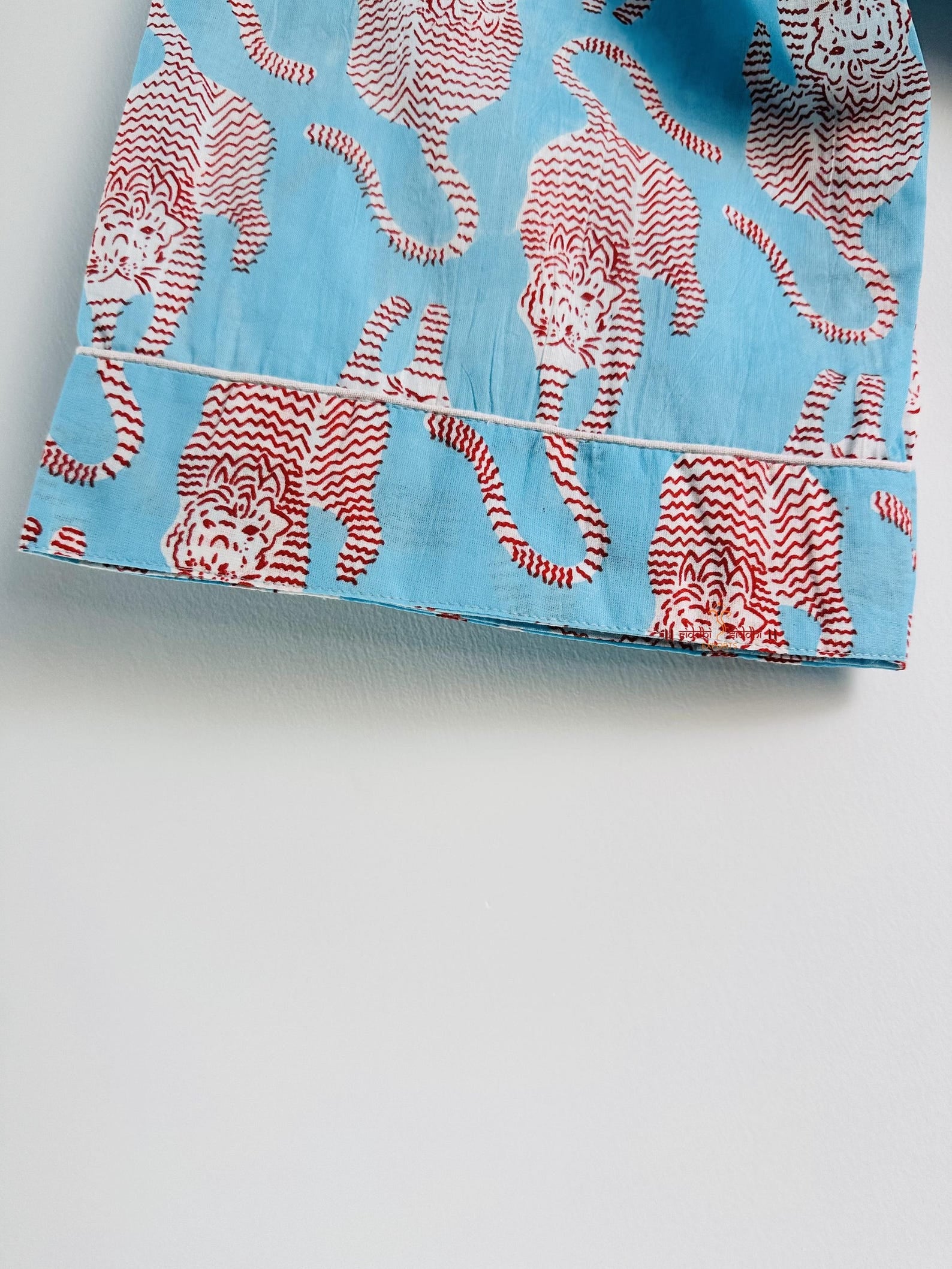 Tiger Print Cotton Robe