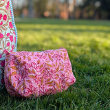 WATERPROOF MAKEUP BAG PINK BLOSSOM