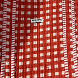 Red Checkered Reversible Tote bag