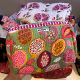 WATERPROOF MAKEUP BAG GREEN PASSION FRUIT