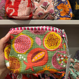 WATERPROOF MAKEUP BAG GREEN PASSION FRUIT