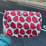 WATERPROOF STRAWBERRY WASH BAG