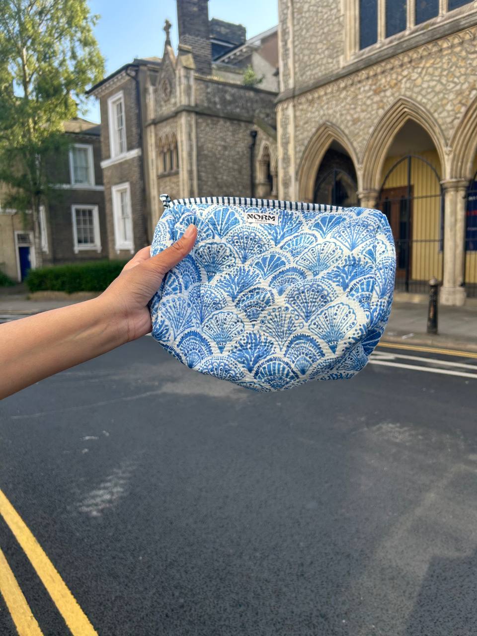 SHELL RANGE bag Reversible Tote bag/weekend bag