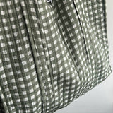 OLIVE MATCHA GINGHAM TOTE BAG
