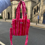 TINY PINK RED BAG
