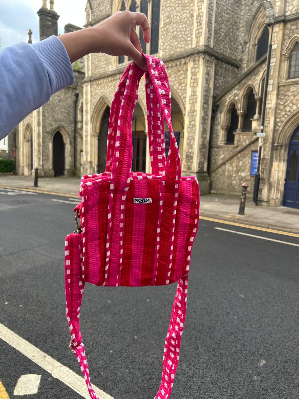 TINY PINK RED BAG