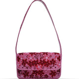 Pink Flowers Beaded bag