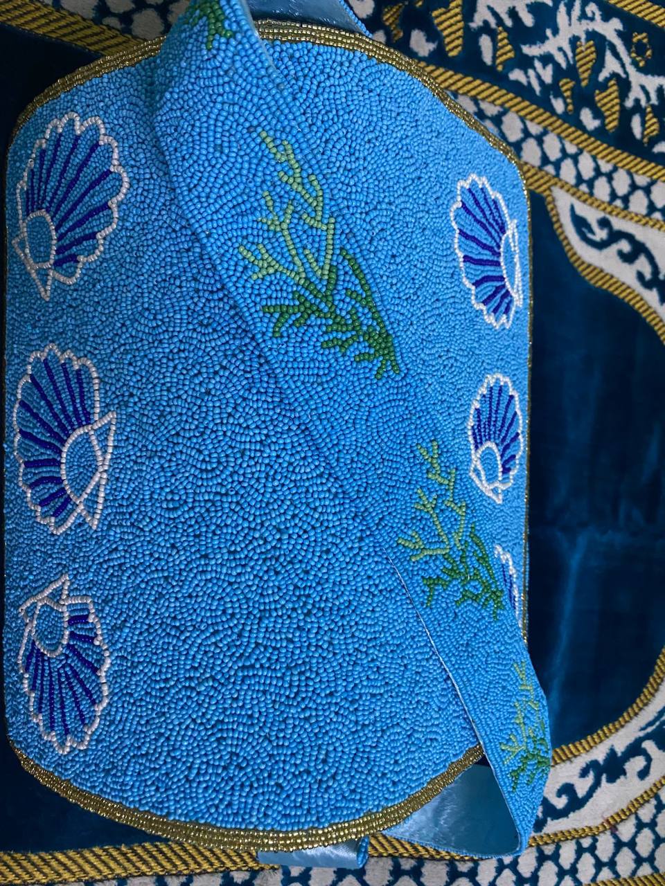 Sea shell beaded bags