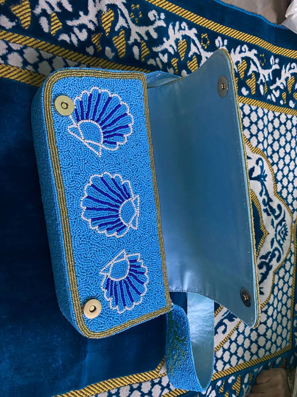 Sea shell beaded bags