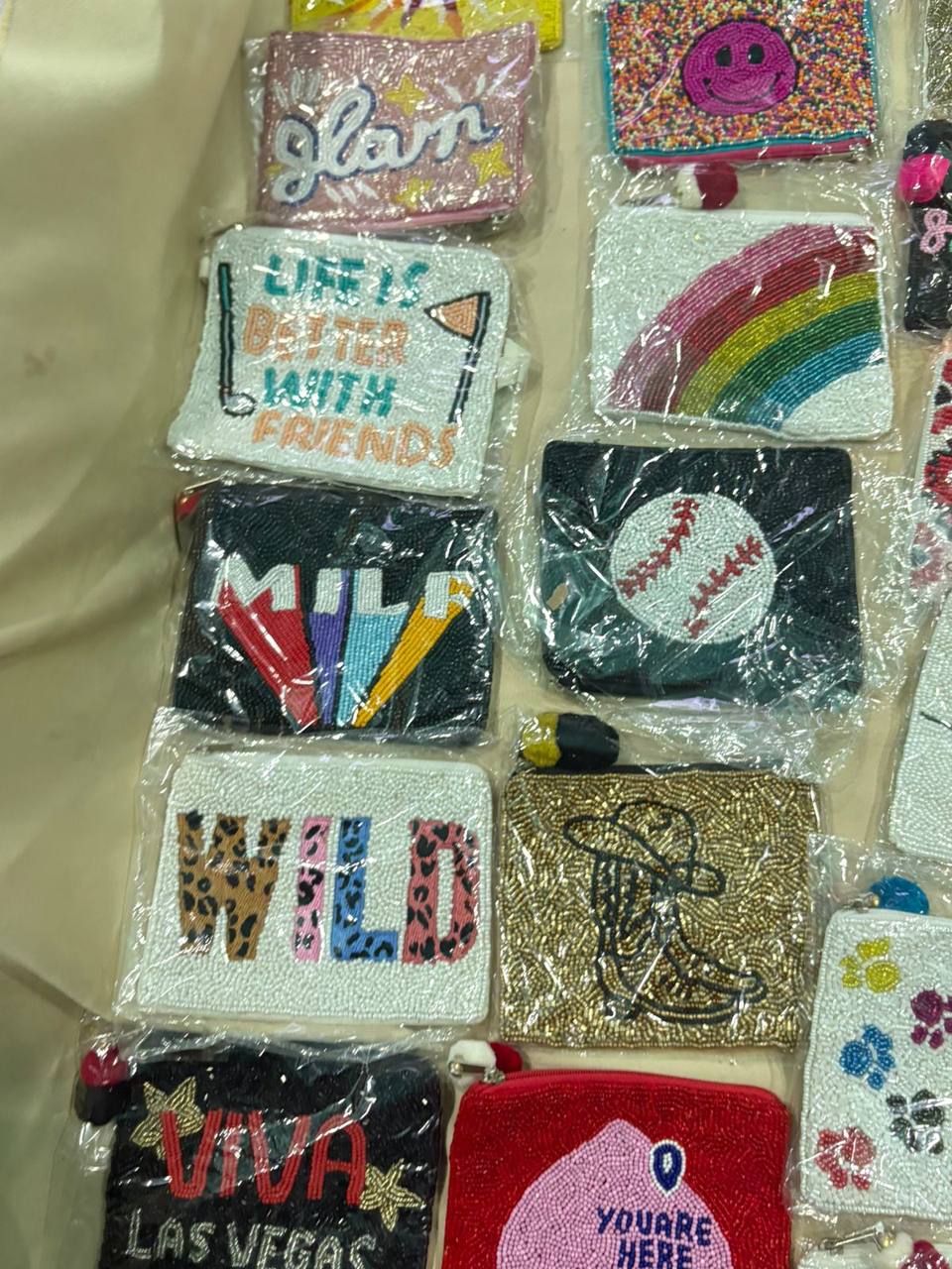 Beaded purse