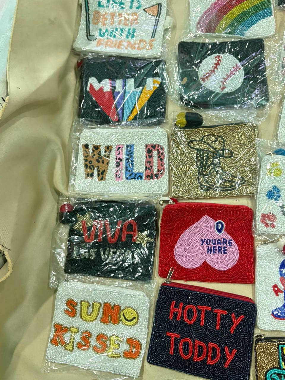 Beaded purse
