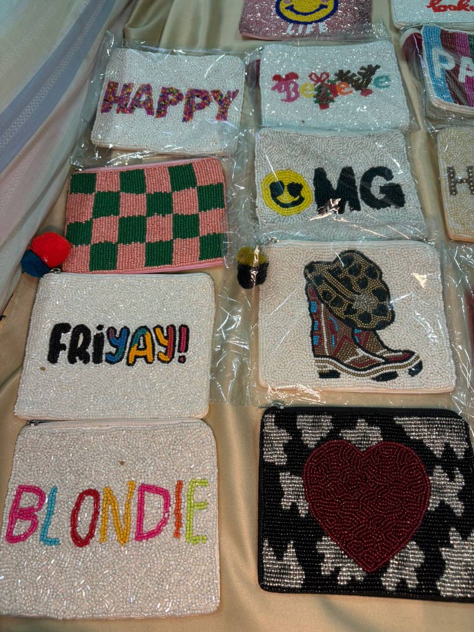 Beaded purse