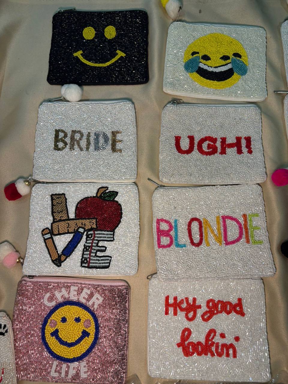 Beaded purse