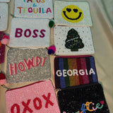 Beaded purse