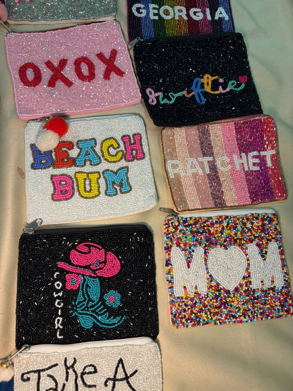 Beaded purse