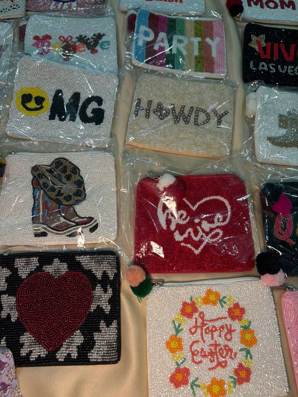 Beaded purse