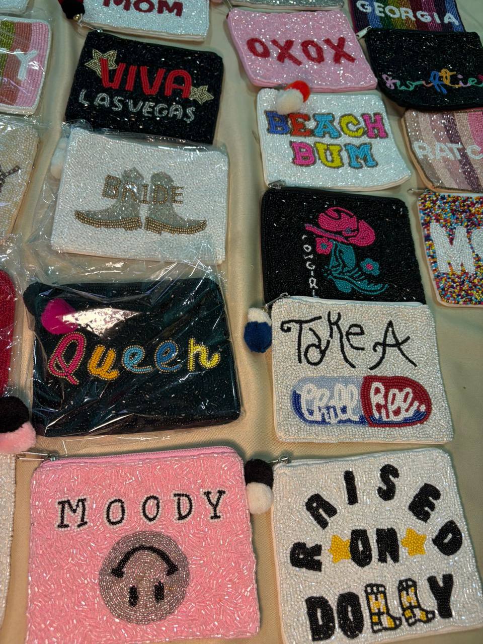 Beaded purse