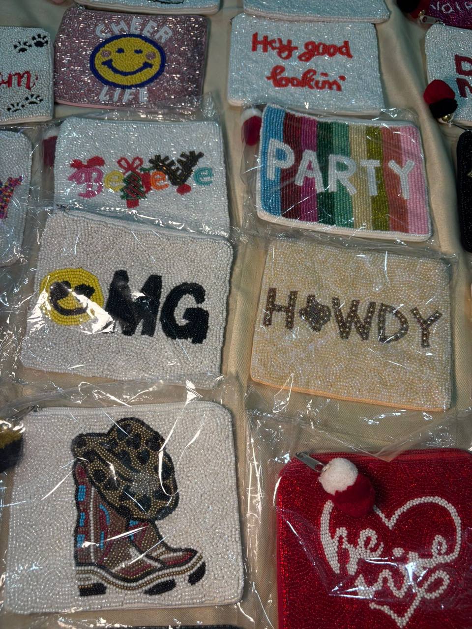 Beaded purse
